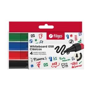 MARCADOR FILGO 058 REDONDA x 4u CLASICO