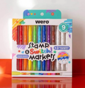 WERO STAMP SWITCH MARKERS x 12un