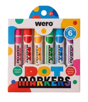 WERO DOT MARKERS x 6un
