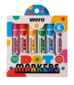 WERO DOT MARKERS x 6un