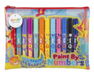 SET KIRUKI ACTIVITY PAINT BY NUMBERS PRINCESS + FOREST
