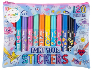 SET KIRUKI ACTIVITY STICKERS, STICKERS, STICKERS