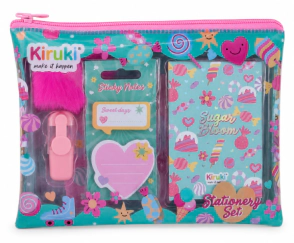 SET KIRUKI STATIONERY SPRING + CANDIES
