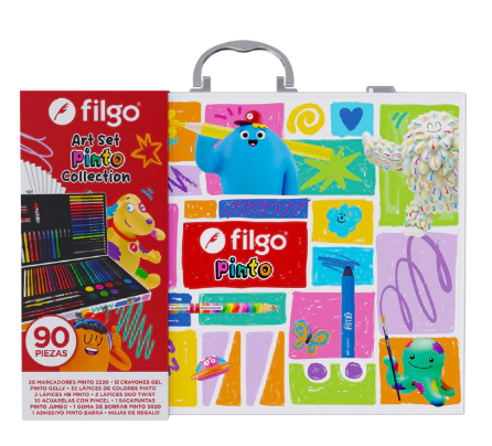 ART SET FILGO PINTO COLLECTION / MALETIN x 90u