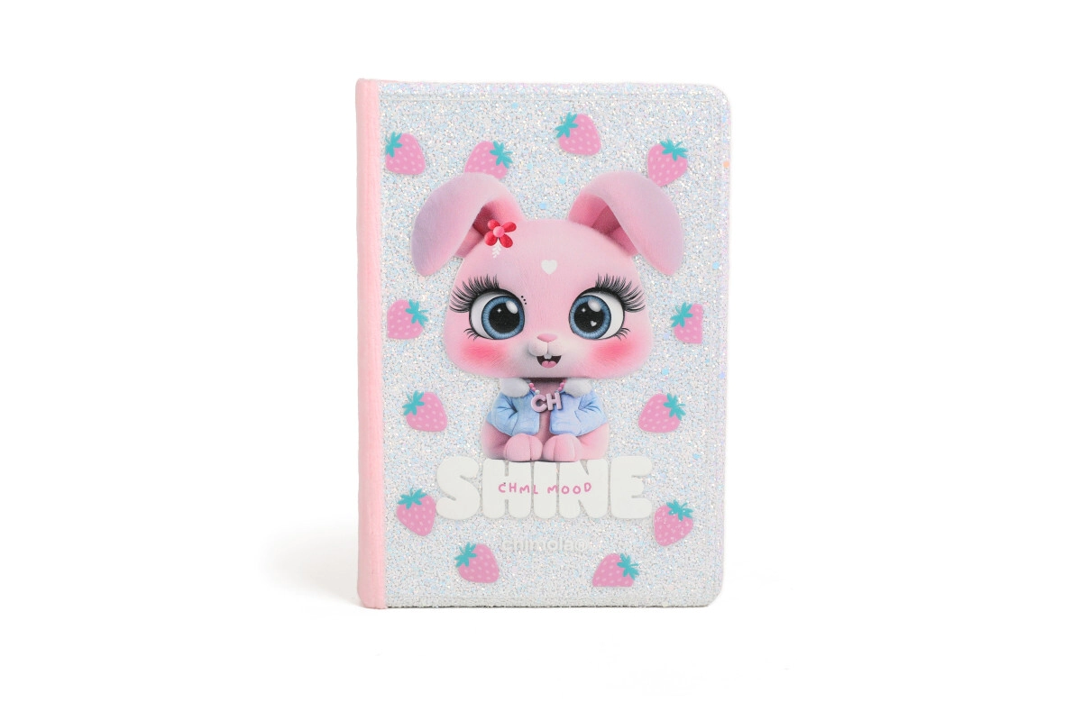 CHIMOLA LIBRETA CRISTAL A5 BUNNY