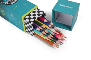CHIMOLA SET DE LAPICES COLOR BORRABLES x 24u RACING CAR