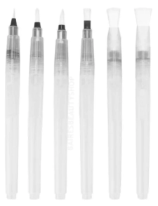 PINCEL VAN ORLEY WATERBRUSH x 6u RED-CHAT
