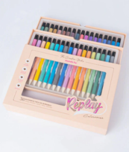 BOLIGRAFO FW REPLAY BORRABLES GEL COLORVERSE x 36u