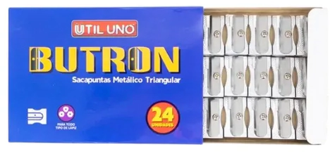 SACAPUNTA UTIL UNO METALICO BRUTON x 24u