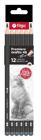 LAPIZ GRAFITO FILGO GRADUACION PREMIERE 4B x 12u