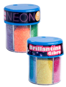 BRILLANTINA SIFAP GIBRE EN POTE x 6u COLOR NEON