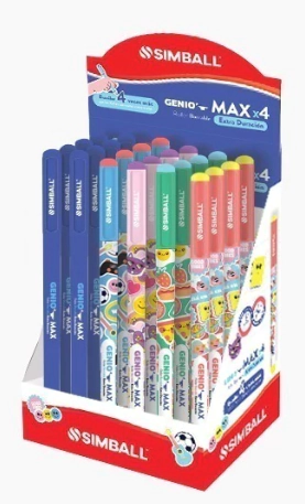 BOLIGRAFO SIMBALL BORRABLE GENIO MAX EXTRA DURACION