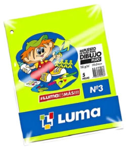 SEPARADOR LUMA CART FLUO N&ordm;3 x 5hjs