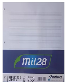 REPUESTO MIL28 N�3 MUSICA x 8hjs