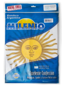 BANDERA MILENIO TELA 135 x 216cm