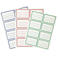 ROTULOS ORI-TEC ESCOLARES AZUL x 240u