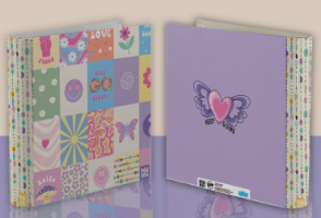 CARPETA PPR 3x40 DISE&Ntilde;O 1 GROOVY