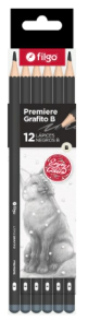 LAPIZ GRAFITO FILGO GRADUACION PREMIERE B x 12u