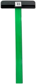 REGLA PIZZINI T 50cm VERDE TRANSPARENTE