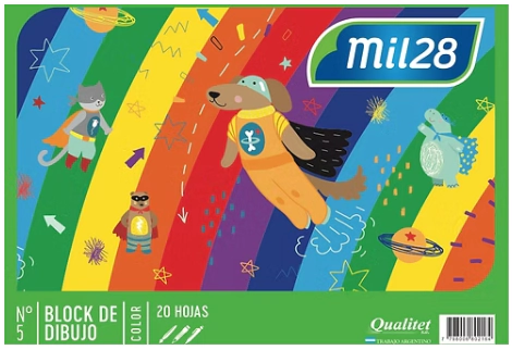 BLOCK MIL28 N�5 COLOR x 20hjs