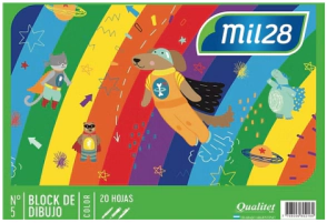 BLOCK MIL28 N&ordm;5 COLOR x 20hjs