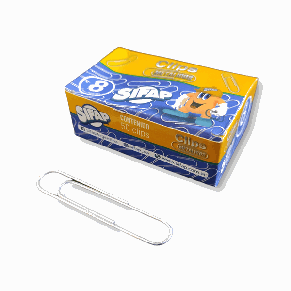 CLIPS SIFAP N�8 x 50u