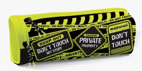 CANOPLA MULTISCOPE CUAD. 1 BOLSILLO NEON KEEP OUT