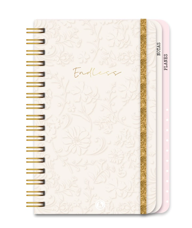 CUADERNO RY 14x20cm DELUXE GRATITUD x 96hjs PAPEL BOOKCEL