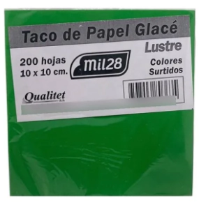 PAPEL GLACE MIL28 METALIZADO x 200hjs