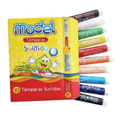 TEMPERA MODEL x 10u SURTIDA