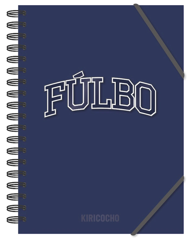 CUADERNO RY 20x28cm KIRICOCHO FULBO AZUL x 100hjs RY C/E