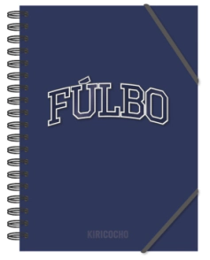 CUADERNO RY 20x28cm KIRICOCHO FULBO AZUL x 100hjs RY C/E