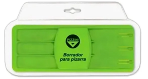 BORRADOR PIZZINI CON ESTUCHE PLASTICO TRANSPARENTE