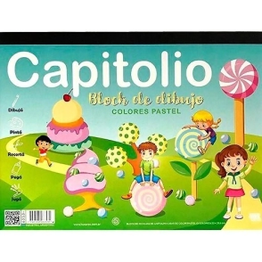 BLOCK CAPITOLIO N&ordm;5 PASTEL x 20hjs