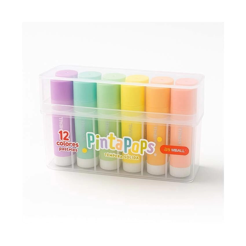 TEMPERA SIMBALL SOLIDA PASTEL x 12u