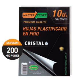 HOJA P/PLASTIFICAR EN FRIO LAMA x 10u