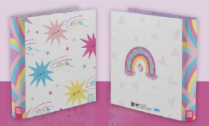 CARPETA PPR 3x40 DISE&Ntilde;O 3 RAINBOW