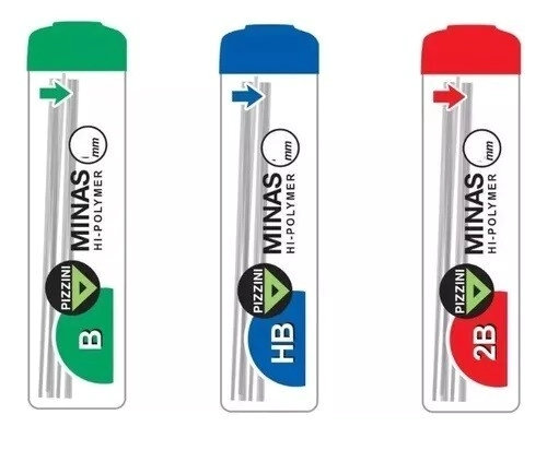 MINAS PIZZINI 0.5mm B x 12 ESTUCHES