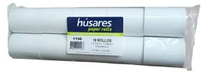 PAPEL P HUSARES TERMICO 57mm x 30mts x 10u