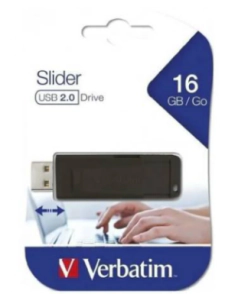 PEN DRIVE VERBATIM 16GB NEGRO