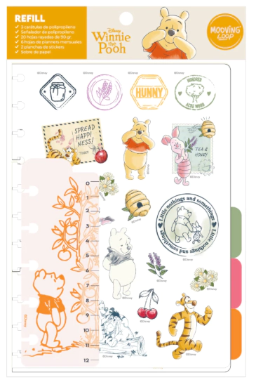 MOOVING WINNIE THE POOH REPUESTO REFILL A5