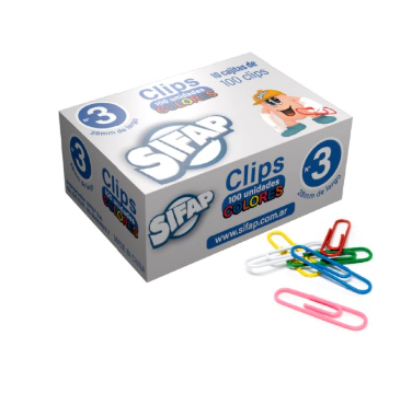 CLIPS SIFAP N*3 FORRADO x 100u