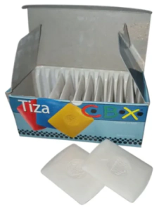 CBX TIZA MODISTA CHICA 10x10 x 10u BLANCO