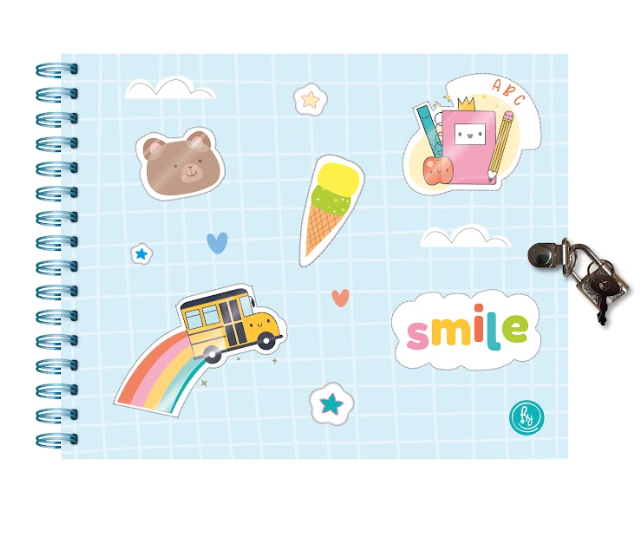 DIARIO INTIMO RY 17.5x14cm PASTEL CUTE x 50hjs RY