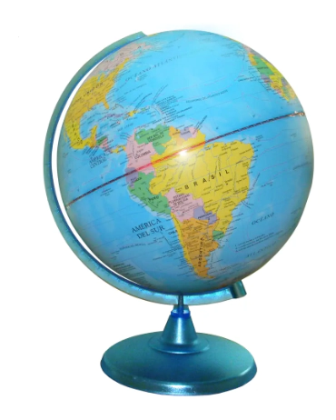 GLOBO TERRAQ 307W - BASE PLASTICO 30CM