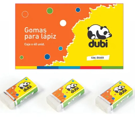 GOMAS DUBI LAPIZ x 40u