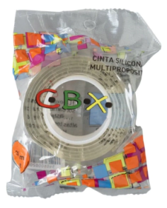 CBX CINTA ADHESIVA SILICONA 30mm x 1mts
