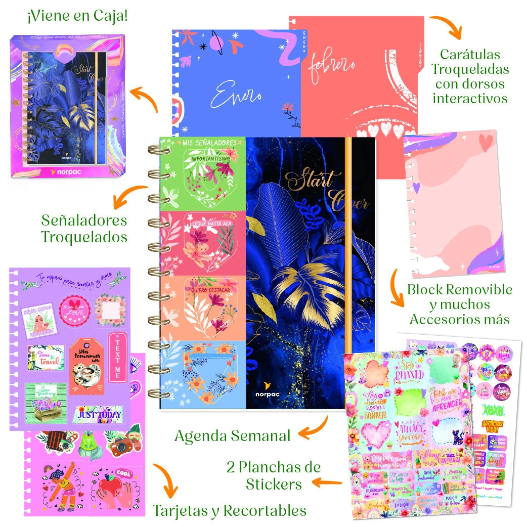 AGENDA PUNTO CERO 2026 PREMIUM - AZUL