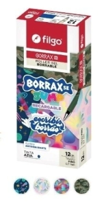 BOLIGRAFO FILGO BORRAX SE AZUL 0.7mm JUMP